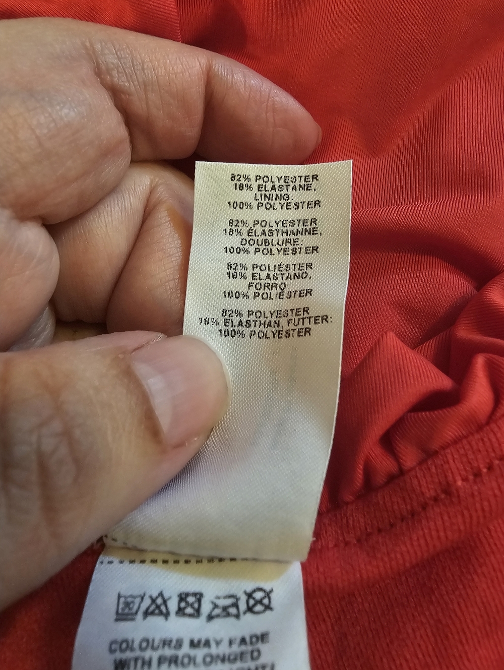 Red ASOS Design Women's Bikini Bottom - Picture 5 of 6